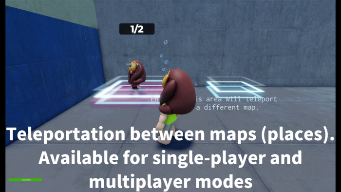 Map-to-Map Teleport System (Solo & Party) preview 1
