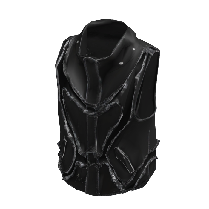 Black Leather Vest