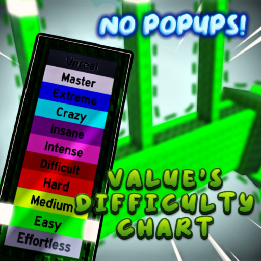 Value's Difficulty Chart (137) official Roblox game thumbnail