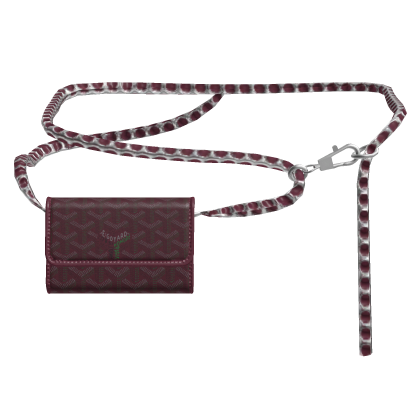 Burgundy Designer Waist Bag Roblox item
