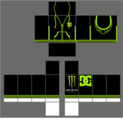 armitroner's Moster Hoodie Template Roblox decal