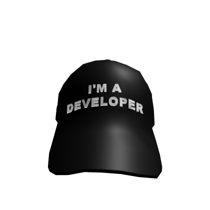 I'm a Developer Black Cap