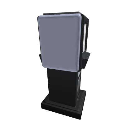 Queue Ticket Dispenser — Stylized Low-Poly