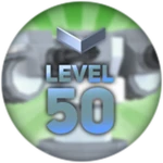 Level 50 Roblox badge thumbnail