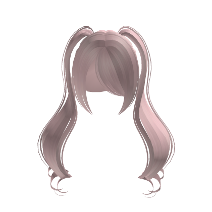 cute long swirly pink pigtails w side bangs