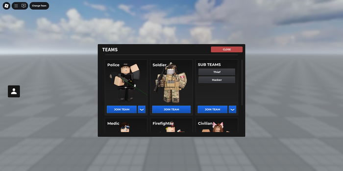 UXR Team Changer System preview 2