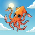 Orange Squid Squaders