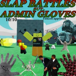 Slap Battles But Admin Gloves icon