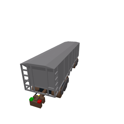 Trains: Undecorated Covered Hopper Car (Short)