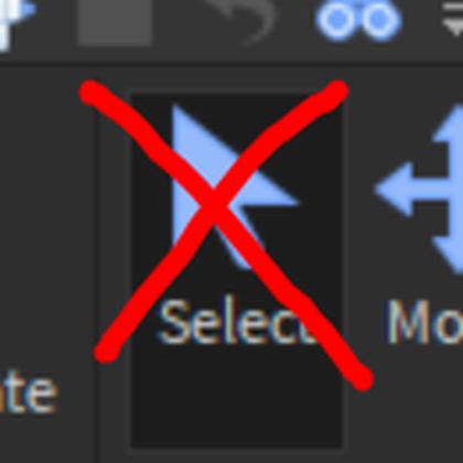 Deselect Cursor Tool in Run Mode (F8)