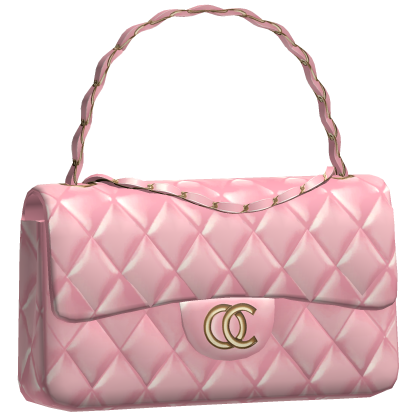 Uptown Quilted Handbag (Pink, Gold) thumbnail