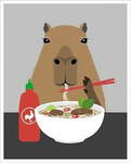 The rainbow Capybara