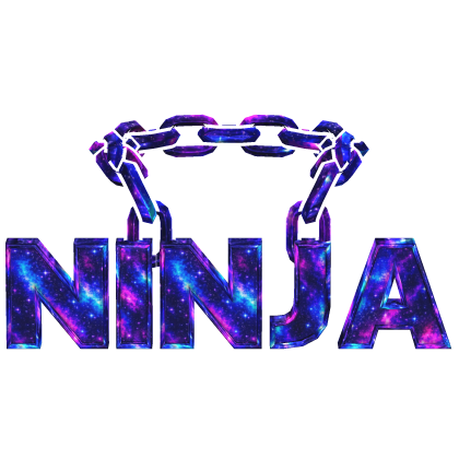 Galaxy Cartoony Ninja Chain Roblox item