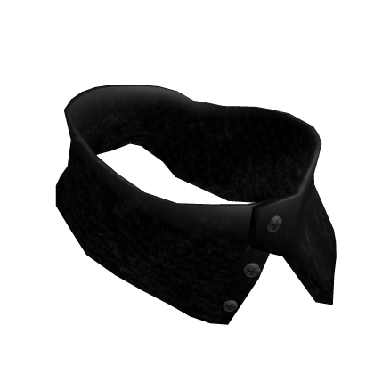 black scarf neck warmer y2k