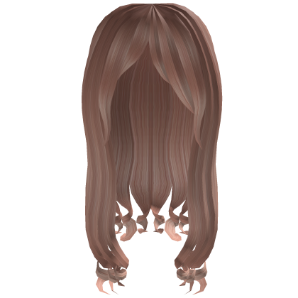 Flowing Effortless Curls Hairstyle In Pink Rose