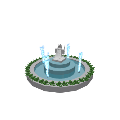 ThunderKing Statue Water Fountain (With Sword)