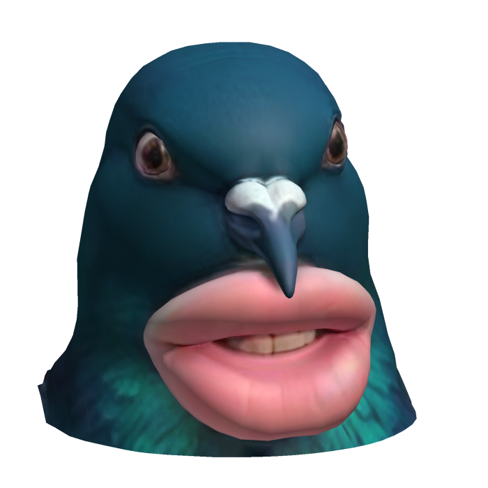 Sigeon Whispering Pigeon Tiki