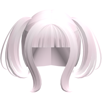 pastel pink kawaii moe round anime pigtails