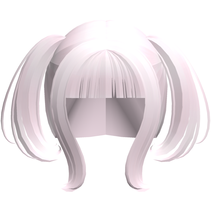 pastel pink kawaii moe round anime pigtails