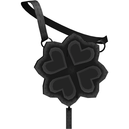 1.0 cardboard clever bag on back black