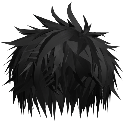 Messy Spiky Anime Boys Emo Hair (Black)