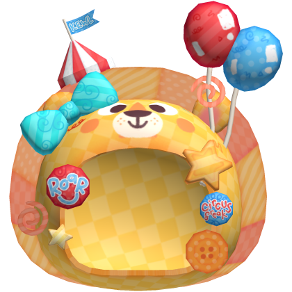 Kawaii Harajuku Kidcore Circus Lion Hood Roblox item