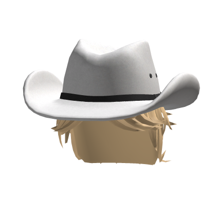 Messy Hair + Cowboy Hat