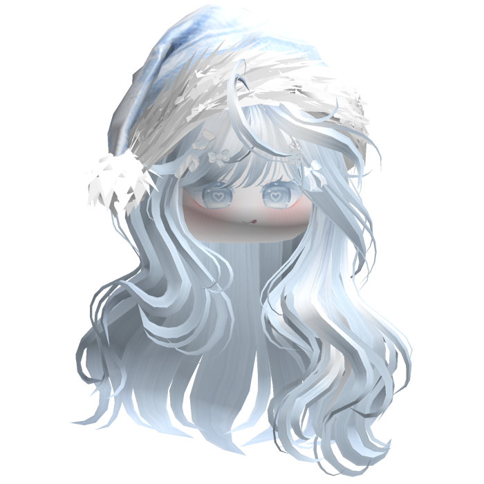 Cute Christmas Waves w/ Charms (Light Blue)
