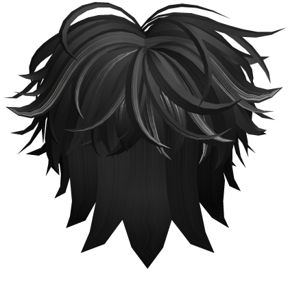 Messy Streaky White Wolfcut Boy Hair Roblox item