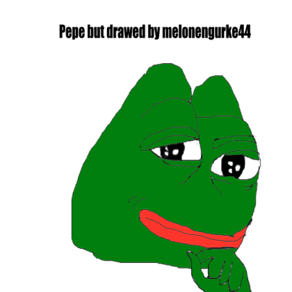 Pepe but i draw him Roblox decal