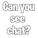 Can you see chat?