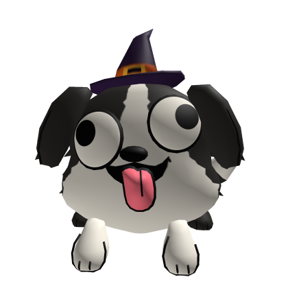 Goofy Happy Halloween Border Collie 🐶👅
