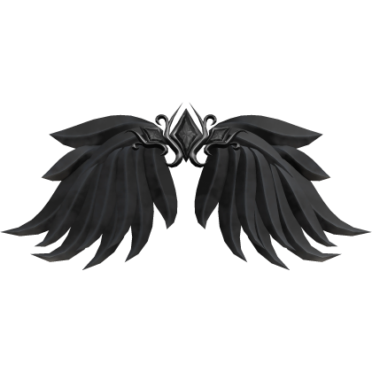 Divine Fallen Angel Wings - Black Roblox item