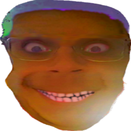 Cursed scary face Roblox decal
