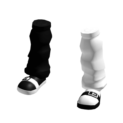 Roblox Item 🍬 Half Black White Shoes 🍬