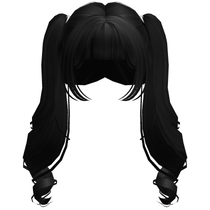 Vampire TwinTails (Black) Roblox item