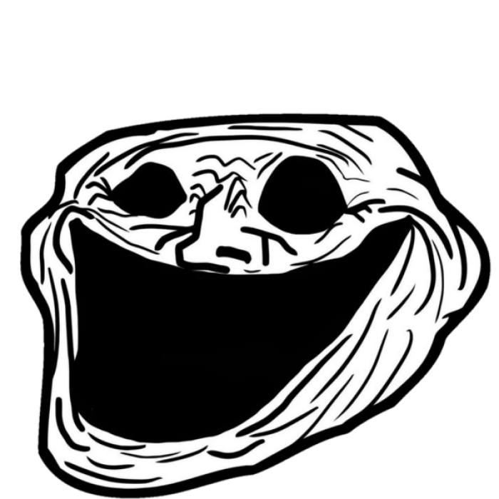 Insane Troll Face Roblox decal
