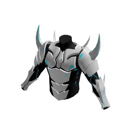 ♾️ Silver & blue Cyber ninja armor