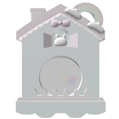 🐰🍼kawaii sleepy bunny wall clock backpack