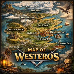 [RoD] Map of Westeros