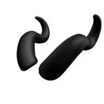 Onyx Dragon Horns