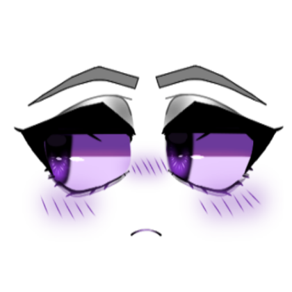anime face | a purple woman?? Roblox decal