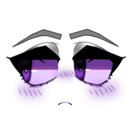 anime face | a purple woman??