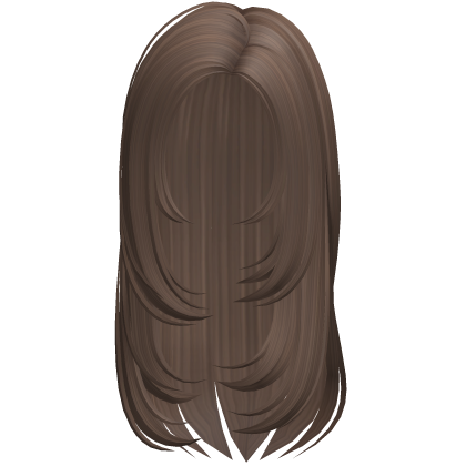 Wispy Layered Long Hair (Brown) Roblox item