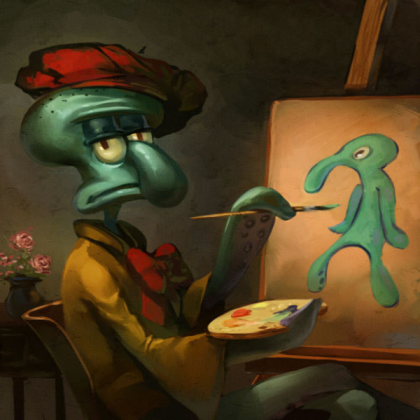 squidward's art Roblox decal