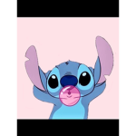 Mia loves stich