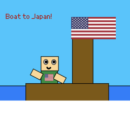 Boat to Japan!