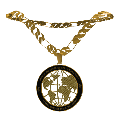The World Is Yours 14k Gold Chain Roblox item