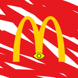 McDonald's in the first person, but at night.