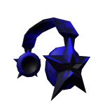 Blue Rust Star Headphones